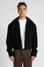 BOMBER WOOL BLACK