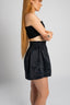 MINI SILK SHORTS BLACK