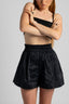 MINI SILK SHORTS BLACK